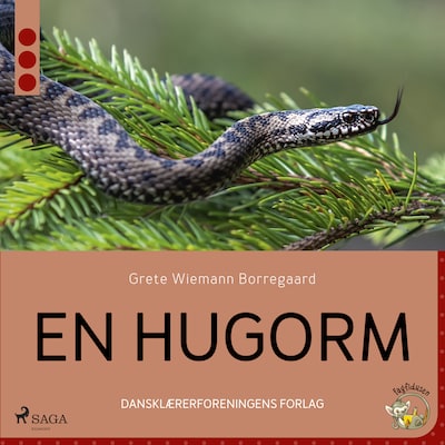 En hugorm – omslag til lydbogen af Grete Wiemann Borregaard