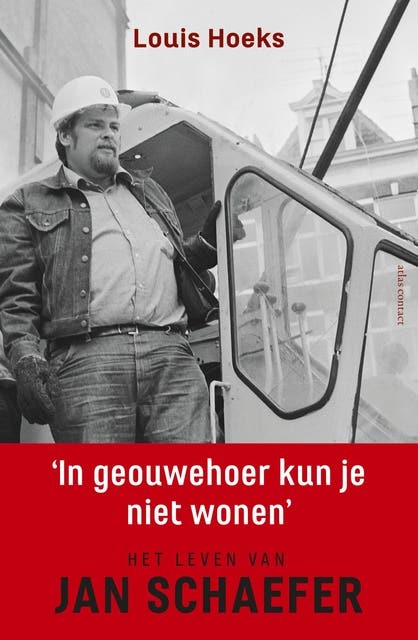 'In geouwehoer kun je niet wonen': het leven van Jan Schaefer – omslag van het luisterboek van Louis Hoeks