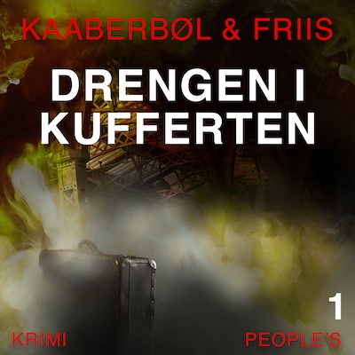 Drengen i kufferten – omslag til lydbogen af Agnete Friis, Lene Kaaberbøl