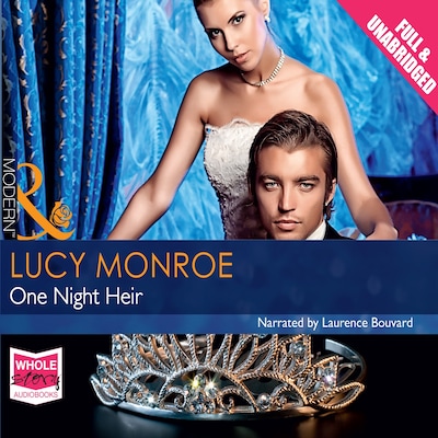 One Night Heir – omslag til lydbogen af Lucy Monroe
