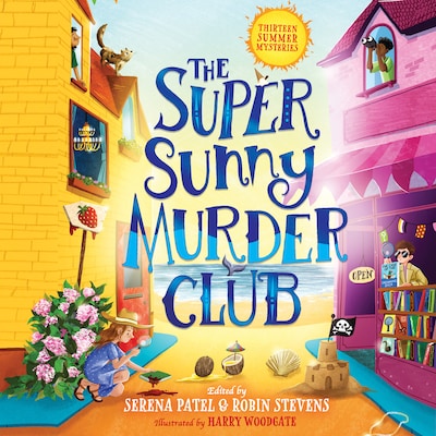 The Super Sunny Murder Club – omslag til lydbogen af Abiola Bello, Maisie Chan, Benjamin Dean