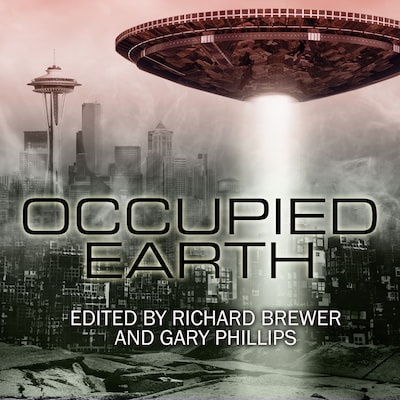 Occupied Earth – omslag til lydbogen af Richard Brewer, Gary Phillips