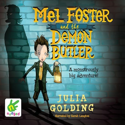 Mel Foster and the Demon Butler – omslag til lydbogen af Julia Golding