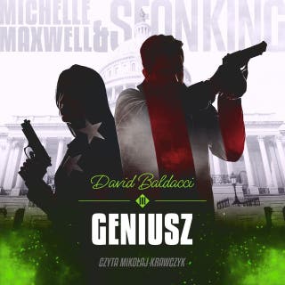 Geniusz – okładka audiobooka, autor David Baldacci