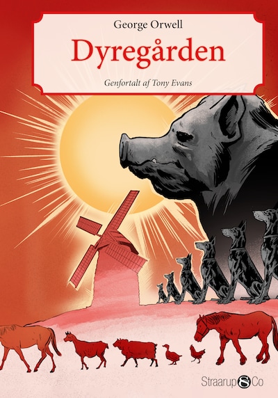Dyregården – omslag til lydbogen af George Orwell, Tony Evans