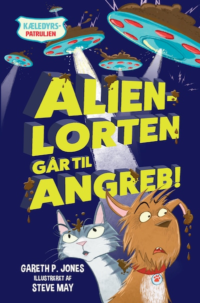 Kæledyrspatruljen (1) Alienlorten går til angreb – omslag til lydbogen af Gareth P. Jones