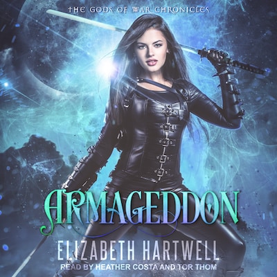 Armageddon – omslag til lydbogen af Elizabeth Hartwell