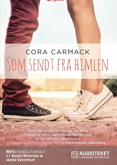 Som sendt fra himlen – omslag til lydbogen af Cora Carmack