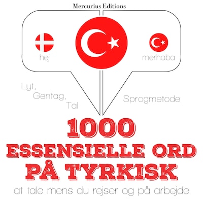 1000 essentielle ord på tyrkisk – omslag til lydbogen af JM Gardner