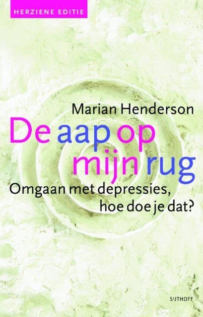 De aap op mijn rug: omgaan met depressies, hoe doe je dat? – omslag van het luisterboek van Marian Henderson