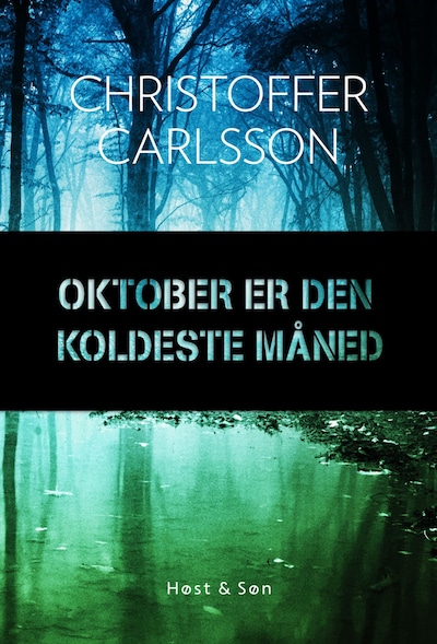 Oktober er den koldeste måned – omslag til lydbogen af Christoffer Carlsson