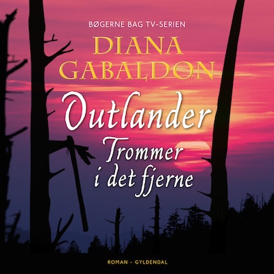Trommer i det fjerne – omslag til lydbogen af Diana Gabaldon