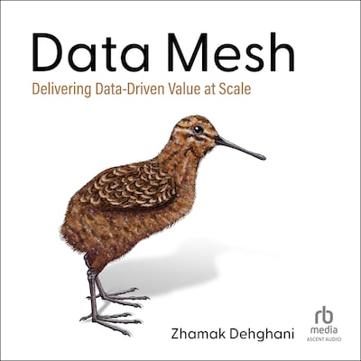 Data Mesh – omslag til lydbogen af Zhamak Dehghani