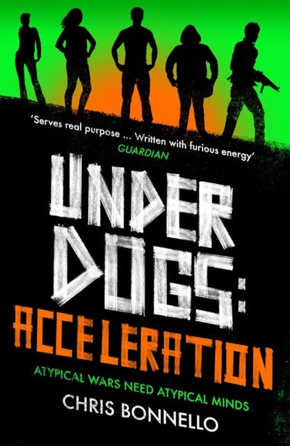 Underdogs: Acceleration – omslag til lydbogen af Chris Bonnello