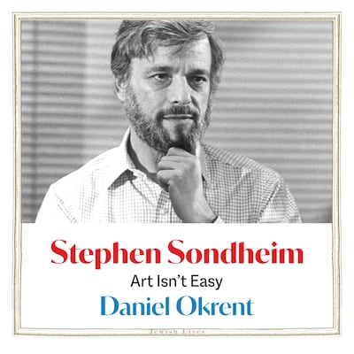 Stephen Sondheim – omslag til lydbogen af Daniel Okrent