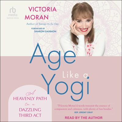 Age Like a Yogi – omslag til lydbogen af Victoria Moran