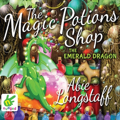 The Emerald Dragon – omslag til lydbogen af Abie Longstaff