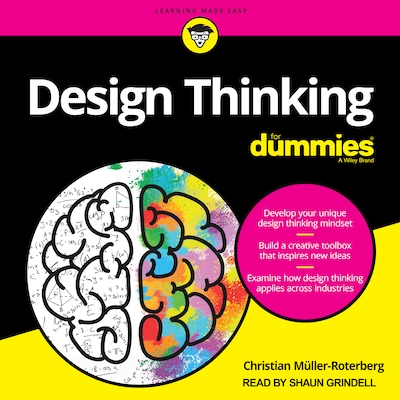 Design Thinking For Dummies – omslag til lydbogen af Christian Muller-Roterberg