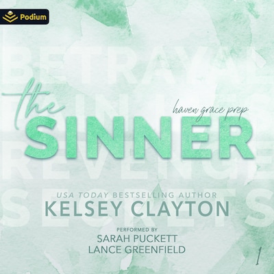The Sinner – omslag til lydbogen af Kelsey Clayton
