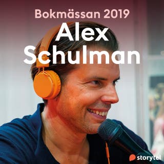 Bokmässan 2019 Alex Schulman – omslag till ljudboken av Storytel på Bokmässan 2019