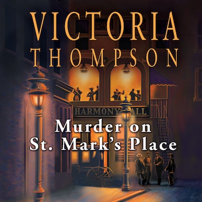 Murder on St. Mark's Place – omslag til lydbogen af Victoria Thompson