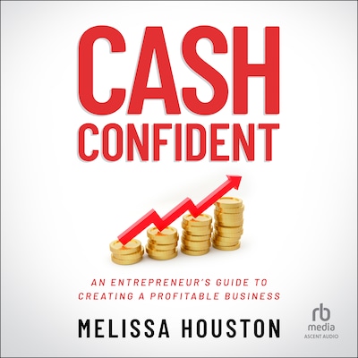 Cash Confident – omslag til lydbogen af Melissa Houston
