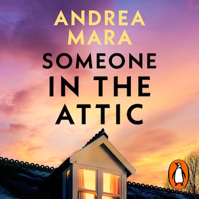 Someone in the Attic – omslag til lydbogen af Andrea Mara