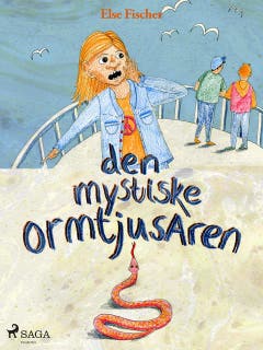 Den mystiske ormtjusaren – omslag till ljudboken av Else Fischer
