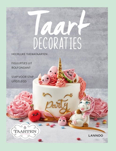 Basisboek Taartdecoraties – omslag van het luisterboek van Tatyana Van Huffel
