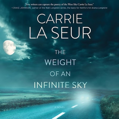 The Weight of An Infinite Sky – omslag til lydbogen af Carrie La Seur