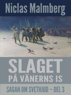 Slaget på Vänerns is – omslag till ljudboken av Niclas Malmberg