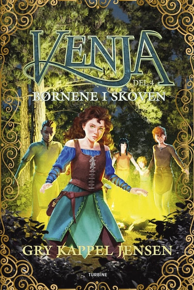 Venja del 4 – Børnene i skoven – omslag til lydbogen af Gry Kappel Jensen