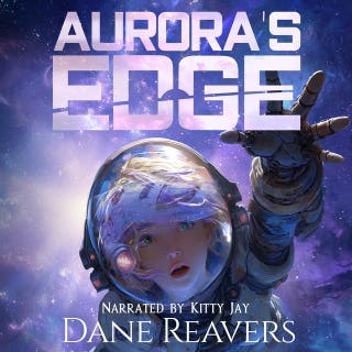 Aurora's Edge: A Space Age Adventure: Sabotage – omslag till ljudboken av Dane Reavers