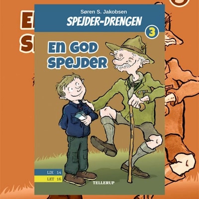 Spejderdrengen #3: En god spejder – omslag til lydbogen af Søren S. Jakobsen