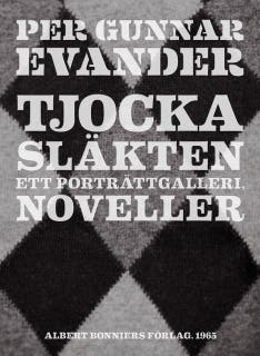 Tjocka släkten : Noveller – omslag till ljudboken av Per Gunnar Evander