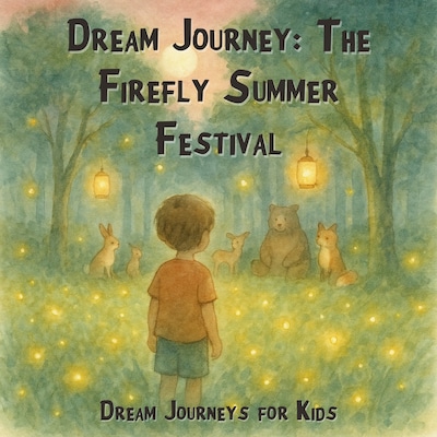 Dream Journeys for Kids, Dream Journey: The Firefly Summer Festival (Unabridged) – omslag til lydbogen af Claudia Schröder