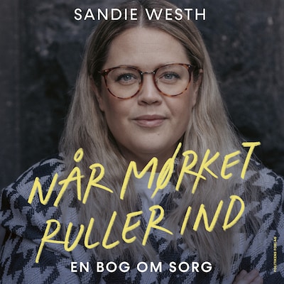 Når mørket ruller ind – omslag til lydbogen af Sandie Westh
