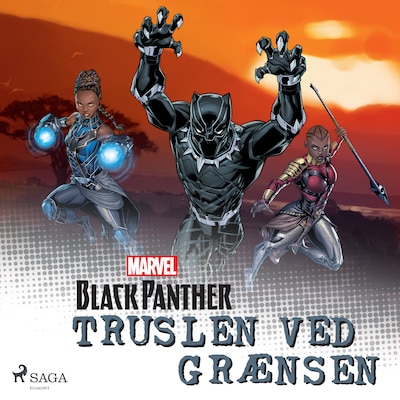 Black Panther - Truslen ved grænsen – omslag til lydbogen af Marvel