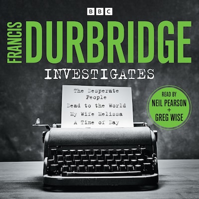 Francis Durbridge Investigates – omslag til lydbogen af Francis Durbridge