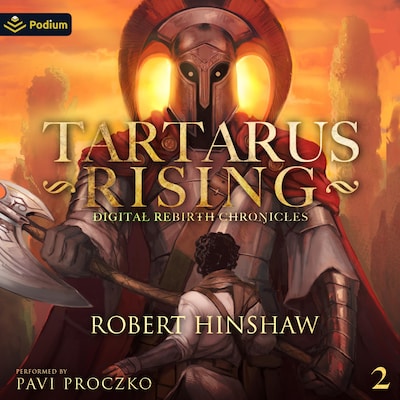 Tartarus Rising – omslag til lydbogen af Robert Hinshaw