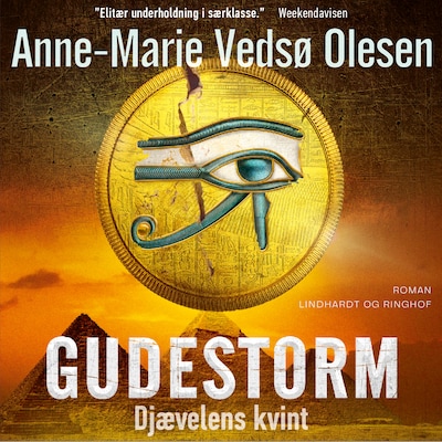 Djævelens kvint – omslag til lydbogen af Anne-Marie Vedsø Olesen