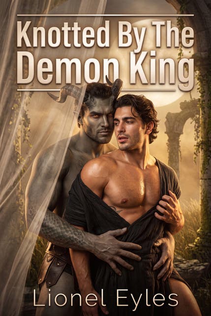 Knotted By The Demon King: Gay Paranormal Erotic Mpreg Breeding Romance – omslag til lydbogen af Lionel Eyles
