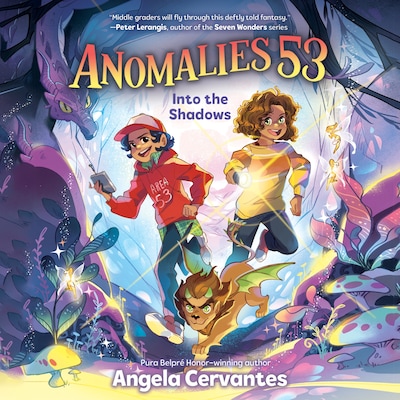 Anomalies 53: Into the Shadows – omslag til lydbogen af Angela Cervantes