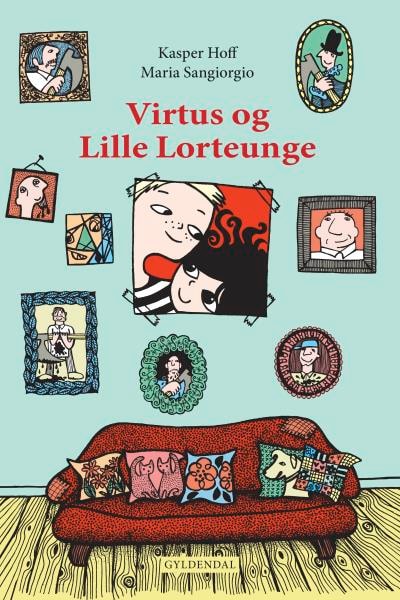 Virtus og Lille Lorteunge – omslag til lydbogen af Kasper Hoff