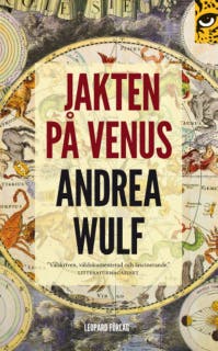 Jakten på Venus – omslag till ljudboken av Andrea Wulf