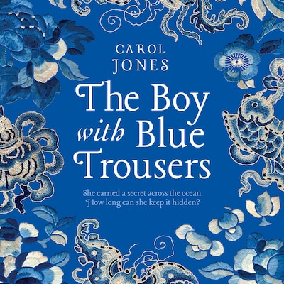 The Boy with Blue Trousers – omslag til lydbogen af Carol Jones