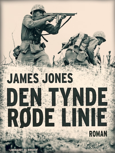 Den tynde røde linie – omslag til lydbogen af James Jones