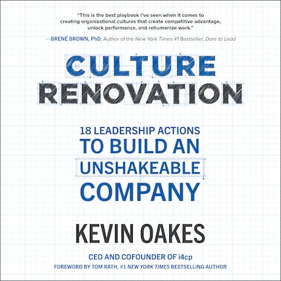 Culture Renovation – omslag til lydbogen af Kevin Oakes