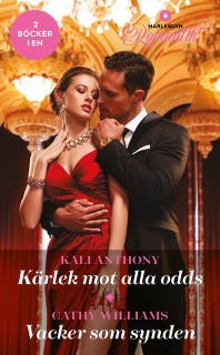 Kärlek mot alla odds / Vacker som synden – omslag till ljudboken av Cathy Williams,Kali Anthony