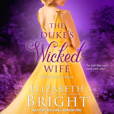 The Duke's Wicked Wife – omslag til lydbogen af Elizabeth Bright